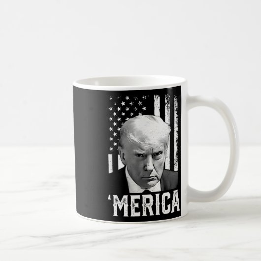 Mug Merica Trump 4 juillet heureux Trump Drapeau améri (Droite)