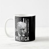 Mug Merica Trump 4 juillet heureux Trump Drapeau améri (Gauche)