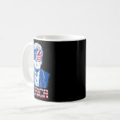 Mug Merica Trump 4 juillet heureux Trump Drapeau améri (Devant gauche)