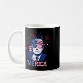 Mug Merica Trump 4 juillet heureux Trump Drapeau améri (Gauche)