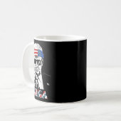 Mug Merica Trump 4 juillet heureux Trump Drapeau améri (Devant gauche)