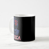 Mug Merica Trump 4 juillet heureux Trump Drapeau améri (Devant gauche)