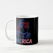 Mug Merica Trump 4 juillet heureux Trump Drapeau améri (Gauche)