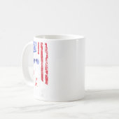 Mug Merica Trump 4 juillet heureux Trump Drapeau améri (Devant gauche)