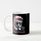 Mug Merica Trump 4 juillet heureux Trump Drapeau améri (Gauche)
