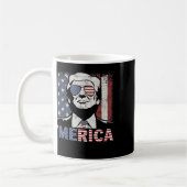 Mug Merica Trump 4 juillet heureux Trump Drapeau améri (Gauche)