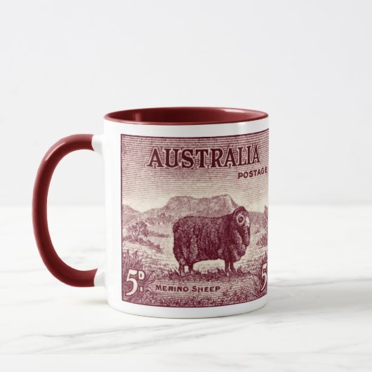 Mug Merino Sheep australien 1934 (Gauche)
