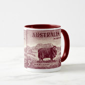 Mug Merino Sheep australien 1934 (Devant droit)
