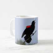 Mug Merle à ailes rouges (Devant gauche)