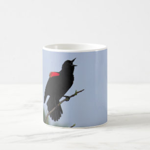Mug Merle à ailes rouges