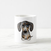 Mug Merle Dapple Dachshund mignon chien Wiener (Centre)