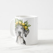 Mug Merle Great Dane Chien Lemon Crown (Devant gauche)