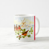 Mug Merles et houx (Devant droit)
