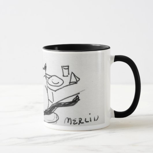 Mug MERLIN, associé de dîner (Droite)
