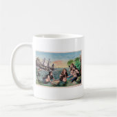 Mug Mermaid Antique Magie Océan Nautique (Gauche)