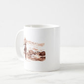 Mug Mermaid Beach Gibson Girl Victorian Antique (Devant gauche)