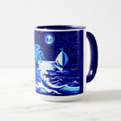 Mug Mermaid et marin (Devant droit)