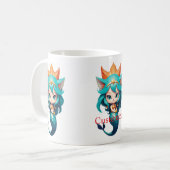 Mug Mermaid Kitty Cat Cute Thunder_Cove (Devant gauche)