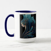 MUG MERMAID NOIR #2 (Gauche)