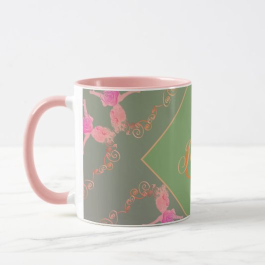Mug Mermaid Rose romantique (Gauche)