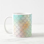 Mug Mermaid Scales Ocean Faux Parties scintillant (Gauche)
