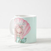 Mug Mermaid Seashell Lovers Name  (Devant gauche)