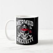 Mug Mermaid Security Rate Dad Brother Halloween (Gauche)