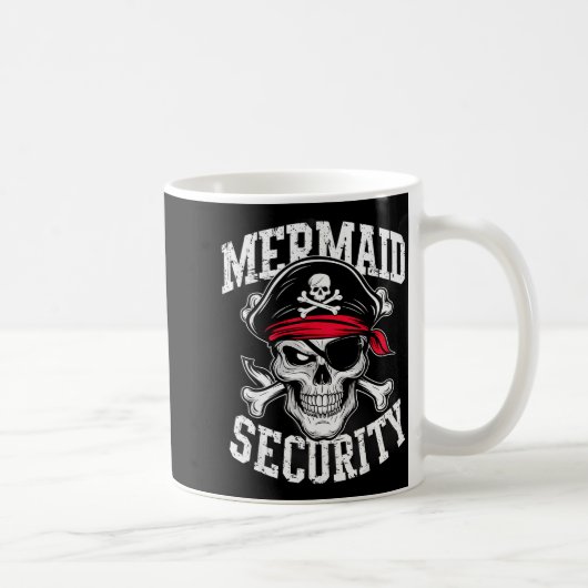 Mug Mermaid Security Rate Dad Brother Halloween (Droite)