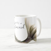 Mug #MermaidLife Im Really a Mermaid | Rose Gold Tail (Devant droit)