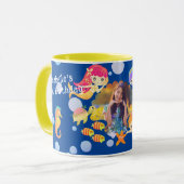 Mug Mermaids Photo Blue (Devant gauche)