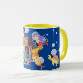 Mug Mermaids Photo Blue (Devant droit)