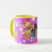 Mug Mermaids Photo Violet (Devant gauche)