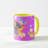 Mug Mermaids Photo Violet (Devant droit)