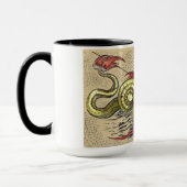 Mug Merman Jouer un Lyre médiéval (Gauche)