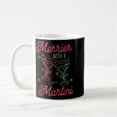 Mug Merrier With A Martini Christmas Tail Xmas Martini (Gauche)