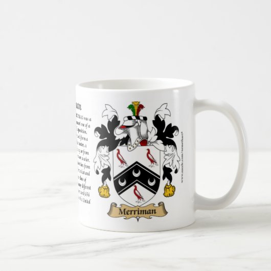 Mug Merriman, l'origine, la signification et la crête (Droite)