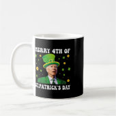 Mug Merry 4th Of St Patricks Day Groovy Joe Biden Conf (Gauche)