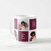 Mug MERRY 5 Collage photo Noël (Devant gauche)