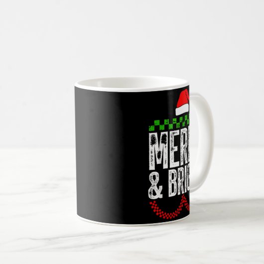 Mug Merry &amp; Bright Moody &amp; Uptight Matching Co (Devant droit)