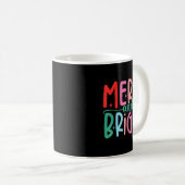 Mug Merry &amp; Bright Moody &amp; Uptight Matching Co (Devant droit)