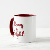 Mug Merry and Bright Christmas (Devant gauche)