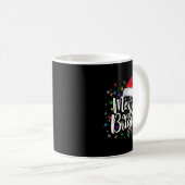 Mug Merry And Bright Christmas Lights Santa Hat Xmas H (Devant droit)