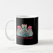 Mug Merry And Bright Christmas Tree Xmas Tree Family H (Gauche)