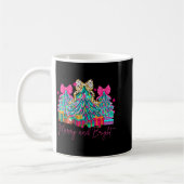 Mug Merry And Bright Coquette Bow Christmas Tree Women (Gauche)