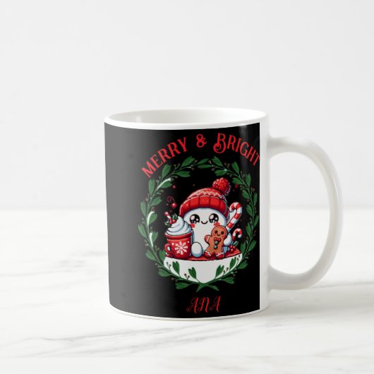 Mug Merry And Bright Modern Christmas T Shirt  (Droite)