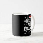 Mug Merry And Engaged Couple Christmas Matching Pajama (Devant droit)