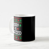 Mug Merry And Married Couples Matching Ugly Christmas (Devant gauche)