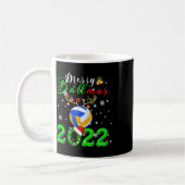 Mug Merry Ballmas 2022 Xmas Père Noël Reindeer Volleyb (Gauche)