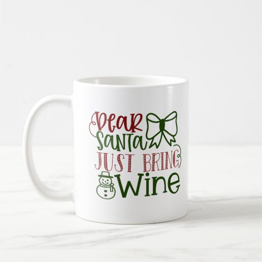 Mug Merry & Bright Christmas Citations (Gauche)