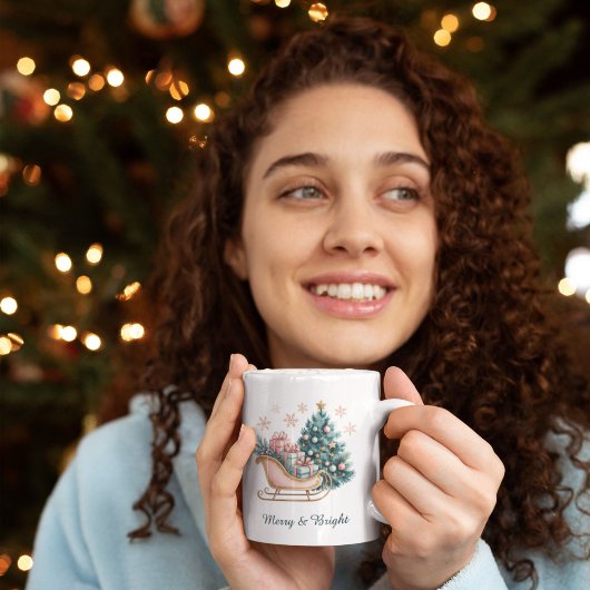 Mug Merry & Bright Christmas Holiday